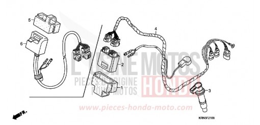 WIRE HARNESS CRF250R9 de 2009